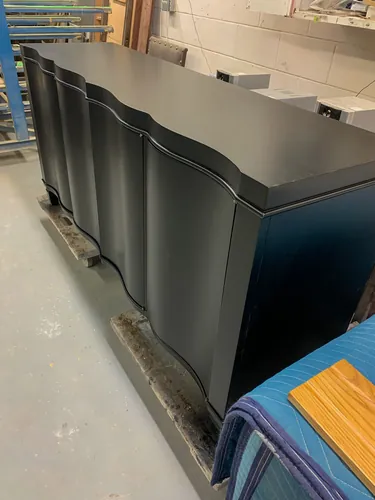 Sideboard in satin black