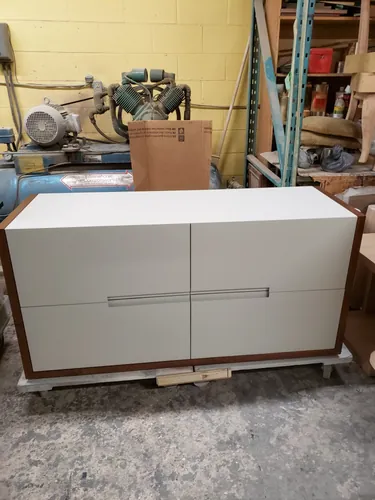 Cabinet in soft white