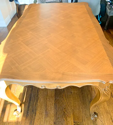 Dining suite, refinished
